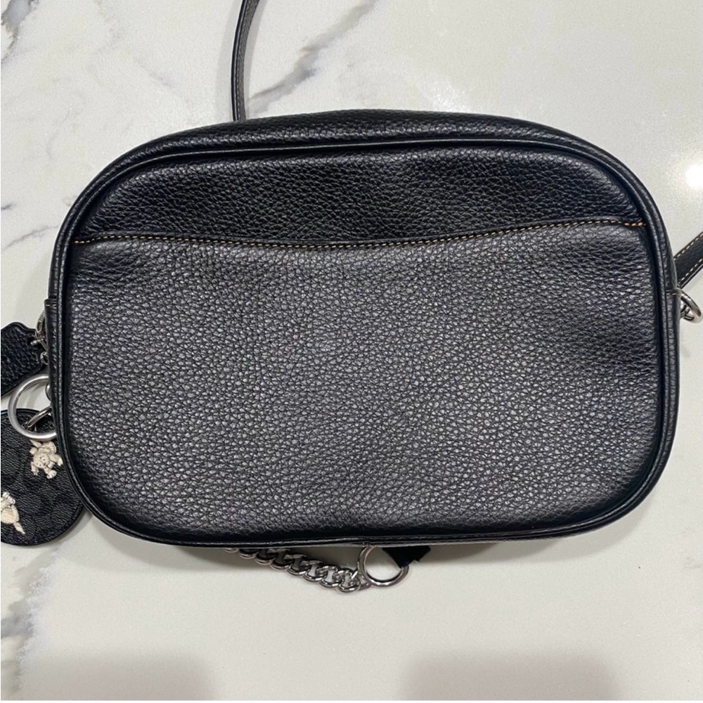 Coach Jamie Camera Bag With Mirror Bag Charm In Signature Canvas Happy Dog Print - Picture 8 of 13